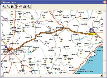 Mapa de carreteras